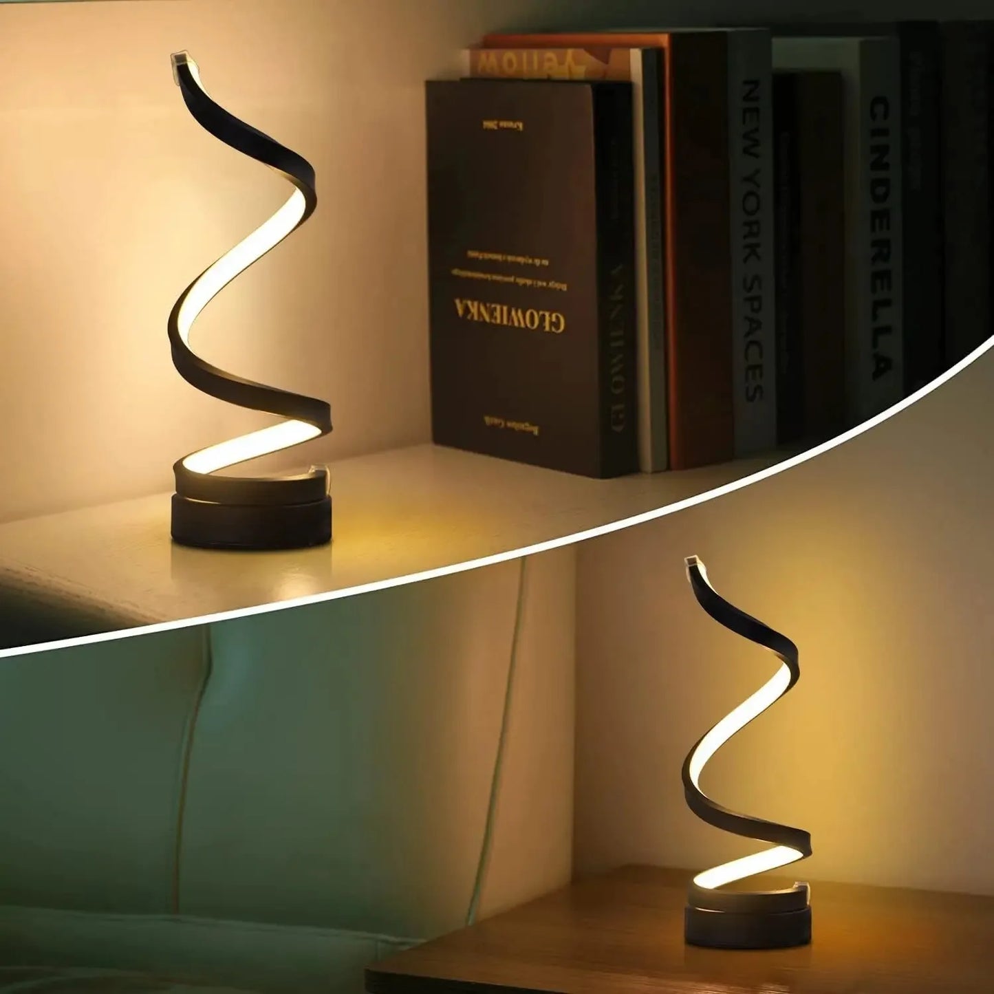 Spiral LED Table Lamp